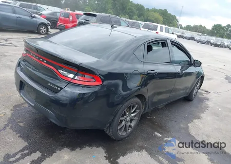 2013 Dodge Dart Rallye из США, поврежденный, VIN 1C3CDFBA8DD154825
